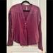 Free People Tops | Free People Raw Hem Burgundy Button Down Thermal Top | Color: Red | Size: S