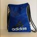 Adidas Bags | Adidas Drawstring Bag | Color: Blue/White | Size: 17 X 13