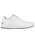 Skechers Men's GO GOLF Pivot Shoes | Size 10.5 Extra Wide | White/Gray | Textile/Synthetic