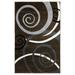 "MDA Home Orelsi Brown Contemporary Polypropylene Area Rug - 3'9"" x 5'9"" - MDA Rugs OR0146"