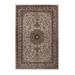 MDA Home Hollywood 4'x6' Medallion Traditional Fabric Area Rug in Red/Ivory - MDA Rugs HY2446