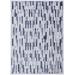 MDA Home Capri 5'x7' Patchwork Polyester Fabric Area Rug in White/Gray - MDA Rugs CC0157