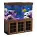 AQUA DREAM 50 Gallons Rectangle Aquarium Tank Glass (cost efficient & easy to clean) in Red | 51 H x 14 W x 24 D in | Wayfair AD-1260-RW