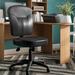 Wrought Studio™ Passyunk Task Chair Upholstered, Leather in Brown | 40.5 H x 27 W x 27 D in | Wayfair VKGL1644 25982623
