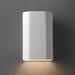 Brayden Studio® Ryhmes 1 - Light Dimmable Flush Mount Ceramic in White/Brown | 9.25 H x 5.75 W x 4 D in | Wayfair 26E08446CB01481D8CA04C8D69BDADD5