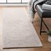 Gray 2'3" x 8' Indoor Area Rug - Gracie Oaks Geraint Geometric Handmade Tufted Wool Silver/Area Rug Cotton/Wool | Wayfair