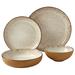 Jura Tabletops Gallery 12 piece Dinnerware Set Smoke Ceramic/Earthenware/Stoneware in Yellow | Wayfair TTU-A5431-ECM