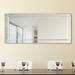 Moderno Clear 24" x 54" Squared Corner Wall Mirror