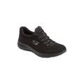 Women's The Summits Slip On Sneaker by Skechers in New Black Medium (Size 10 M)