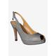 Women's Onille Slingback Pump by J. Renee in Pewter (Size 8 M)