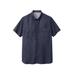 Men's Big & Tall Off-Shore Short-Sleeve Sport Shirt by Boulder Creek® in Navy (Size 7XL)