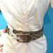 Michael Kors Accessories | Michael Kors 38mm Mk Logo Gold Buckle Belt | Color: Brown | Size: Small