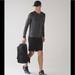 Lululemon Athletica Shirts | Lululemon Mens H6 Long Sleeve Black And Gray Sz Xxl | Color: Black/Gray | Size: Xxl