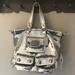 Coach Bags | Coach Poppy Silver Sequined Satchel Like New Condition | Color: Silver | Size: Os