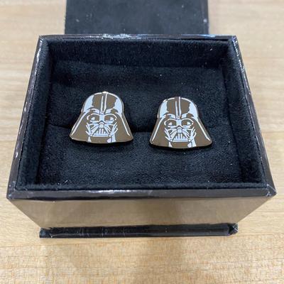 Disney Accessories | Darth Vader - Star Wars Disney: 40th Anniversary Cuff Links Genuine - New In Box | Color: Black/White | Size: Os