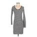 H&M Casual Dress: Blue Color Block Dresses - Women's Size Small