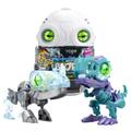 YCOO 88112 Biopod Cyberpunk Duo by Silverlit, 2 Roboter Dinosaurier in einem Überraschungsei zum Bauen, Licht- und Soundeffekte, 6 Verschiedene Biopods zum Sammeln, 9 cm, Ab 5 Jahre