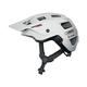 ABUS MTB-Helm MoDrop QUIN - smarter Fahrradhelm mit Bluetooth®, Crash-Erkennung & SOS-Alarm-System für Mountainbiker - Unisex - Weiß Matt, M
