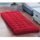 10cm Thick Bench Cushion Pad 2/3 Seater,100cm/120cm Soft Bench Cushions Cotton Chair Pad for Garden Patio Dining Sofa Swing (70x35cm,Red)