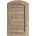Ekena Millwork Timberthane Arch Top Faux Wood Non-Functional Gable Vent, Primed Tan | 1 H x 30 W in | Wayfair GVURAR30X15DRSPR