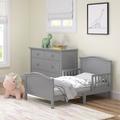 Child Craft Camden Toddler Bed Wood in Gray | 29 H x 30 W x 54.5 D in | Wayfair F41001.87