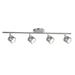 Kuzco Lighting Lyra 30.5" 4 -Light Track Kit, Glass in Gray | 5.75 H x 30.5 W x 4.88 D in | Wayfair TR10031-BN