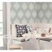 York Wallcoverings 27' L x 27" W Wallpaper Roll Paper in Gray/White | 27 W in | Wayfair DM4982