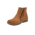 Avena Damen Boots Braun einfarbig