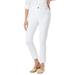 Plus Size Women's Stretch Slim Jean by Woman Within in White (Size 38 T)