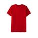 Men's Big & Tall No Sweat Longer-Length Short Sleeve Crewneck Tee by KingSize in Red (Size 5XL)