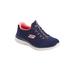 Women's The Summits Slip On Sneaker by Skechers in Navy Pink Medium (Size 8 1/2 M)