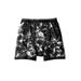 Men's Big & Tall Patterned Boxer Briefs by KS Signature in Black Marble (Size 4XL)