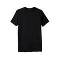 Men's Big & Tall No Sweat Longer-Length Short Sleeve Crewneck Tee by KingSize in Black (Size 3XL)