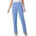 Plus Size Women's Elastic-Waist Soft Knit Pant by Woman Within in French Blue (Size 40 WP)