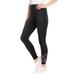 Plus Size Women's Stretch Cotton Embroidered Legging by Woman Within in Black Floral Embroidery (Size 26/28)