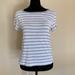 American Eagle Outfitters Tops | American Eagle Striped Soft & Sexy Tee | Color: Gray/White | Size: Xs