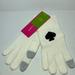 Kate Spade Accessories | Kate Spade Knit Gloves Tech Friendly Cream & Black One Sz | Color: Cream/Gray | Size: Os