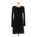 Lyss Loo Casual Dress - A-Line: Black Solid Dresses - Women's Size Medium