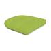 Wildon Home® Outdoor Sunbrella Seat Cushion 19.5" W x 19.5" D Acrylic, Wicker in Green | 2.5 H x 19.5 W in | Wayfair