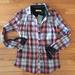 Anthropologie Tops | Anthropologie Fitted Plaid Shirt | Color: Pink/Purple | Size: S