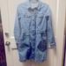 Madewell Dresses | Madewell Structured Jean Shirtdress Size 6 | Color: Blue | Size: 6