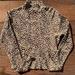 Brandy Melville Tops | Brandy Melville Cheetah Print Cotton Blend Mock Neck Long Sleeve Crop | Color: Black/Tan | Size: Xs/S