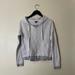 American Eagle Outfitters Tops | Aeo Terry Hoodie | Color: Gray/White | Size: S