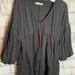 Free People Dresses | Free People V-Neckline Gauze Tiered Gauze Tunic Dress | Color: Black | Size: S