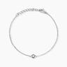 Bracelet Argent Laureto Oxydes De Zirconium