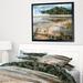 East Urban Home Landscape 'Grand Prismatic Spring' Framed Photographic Print on Wrapped Canvas in Gray/Green | 28 H x 60 W x 1.5 D in | Wayfair