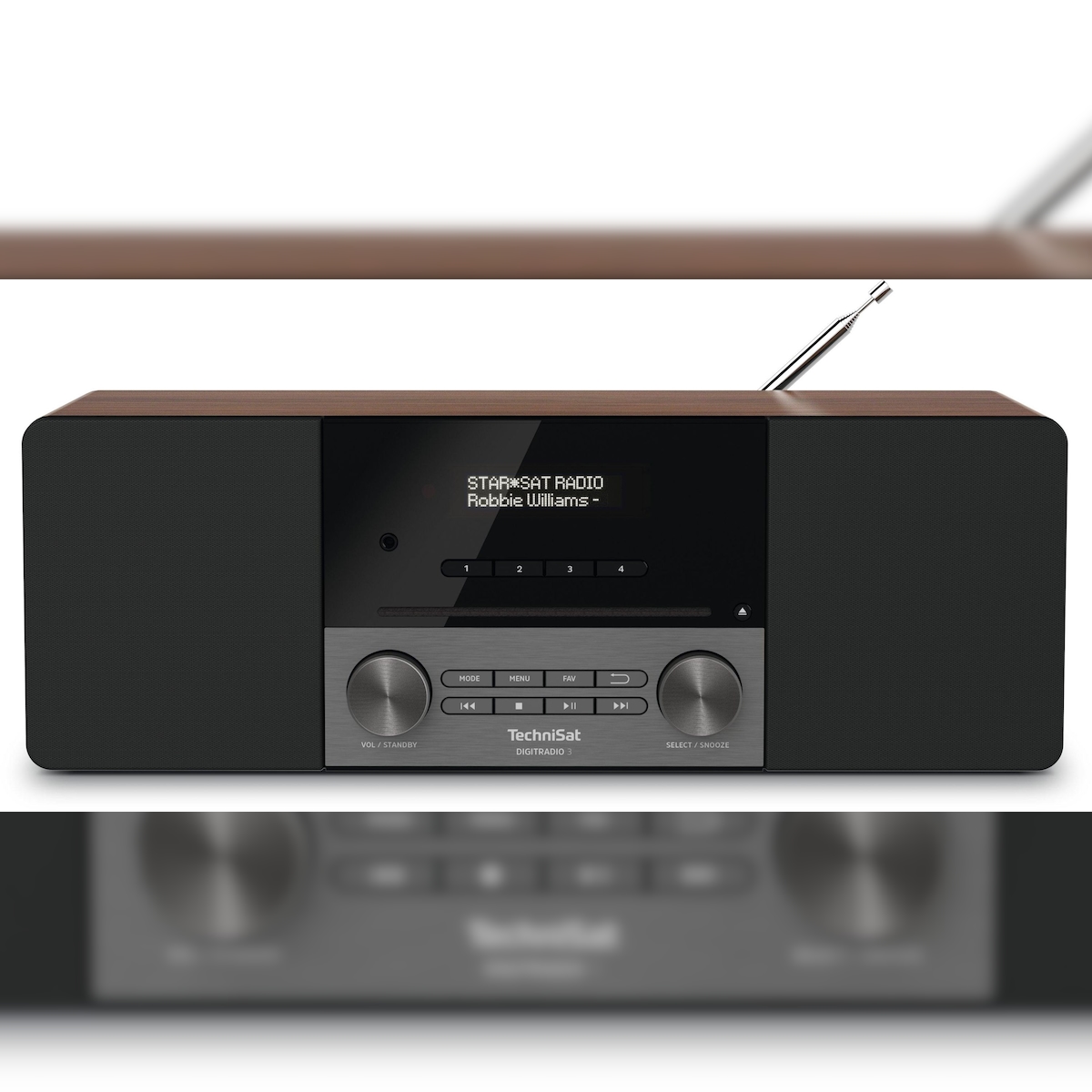 TechniSat DIGITRADIO 3 DAB+ Radio mit CD Player & Bluetooth Image