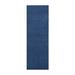 White 96 x 36 x 0.5 in Area Rug - Eider & Ivory™ Melgar Royal Blue Area Rug Polyester | 96 H x 36 W x 0.5 D in | Wayfair