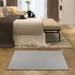 Gray 108 x 108 x 0.5 in Area Rug - Rosecliff Heights Furnish My Place Framed Area Rug w/ Backing Grey Polyester | 108 H x 108 W x 0.5 D in | Wayfair