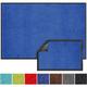 Karat - Tapis de Porte Paillasson d'entrée Monochrom Bleu 40 x 60 cm - Bleu